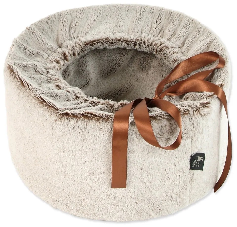 Cuccia marrone chiaro per gatto ø 40 cm Magic Cat – Plaček Pet Products