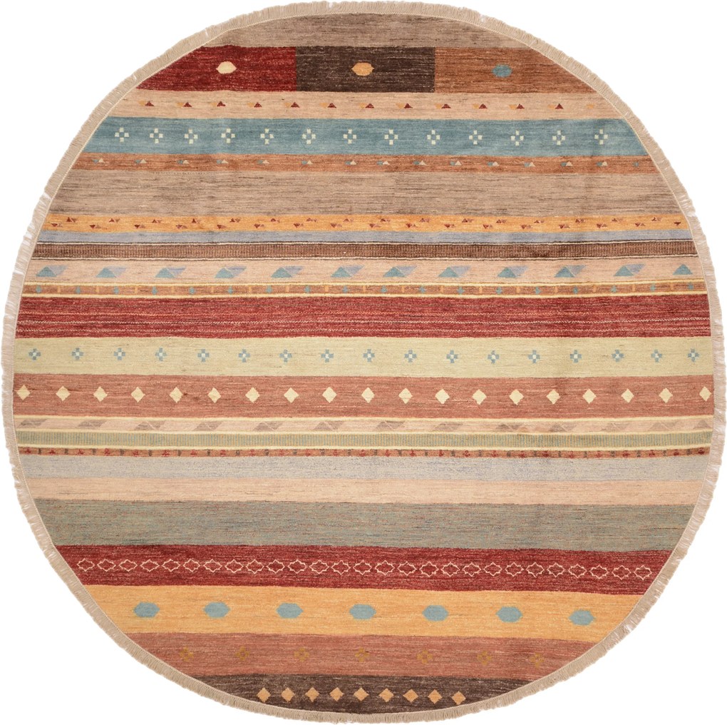 Gabbeh Tappeto orientale 250 x 250 (Pakistan) Annodato A Mano