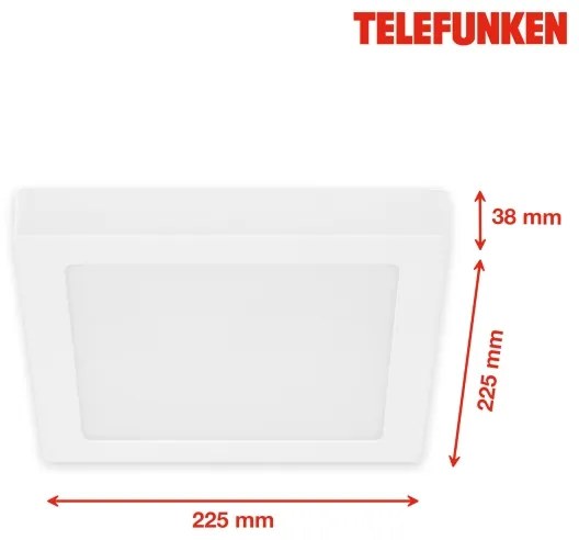 Telefunken 309606TF - LED RGBW Lampada dimmerabile LED/18W/230V Wi-Fi Tuya