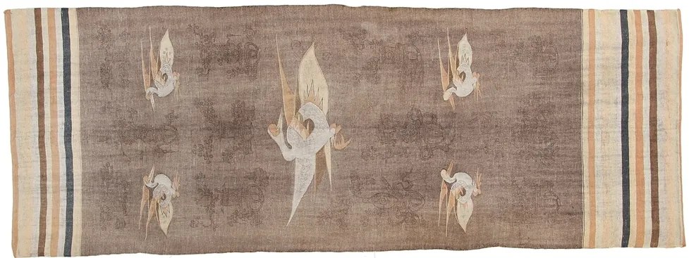 Kilim Tappeto orientale 330 x 120 (Cina) Annodato A Mano