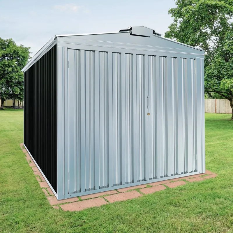 Garage acciaio Orlando S SAPIL, con porta battente 12.32 m², Sp 0.6 mm