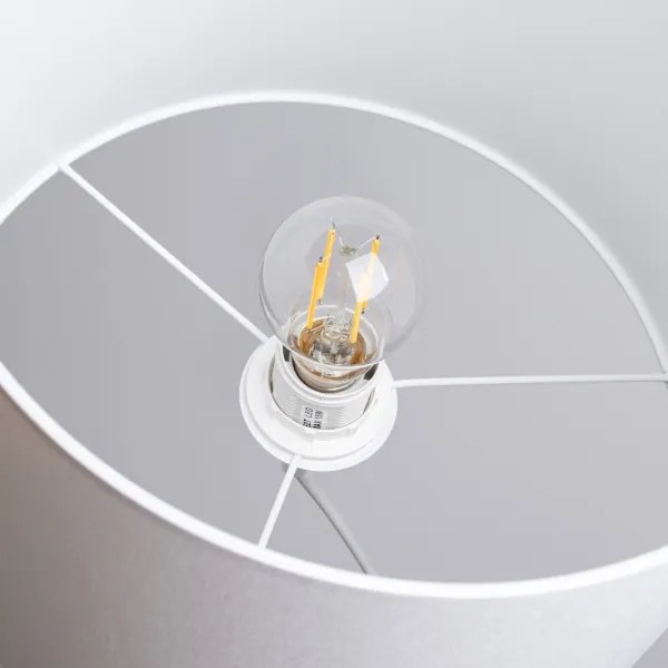 Sollux SL.1403 - Lampadario a sospensione con filo NOVA 1xE27/15W/230V diametro 30 cm bianco