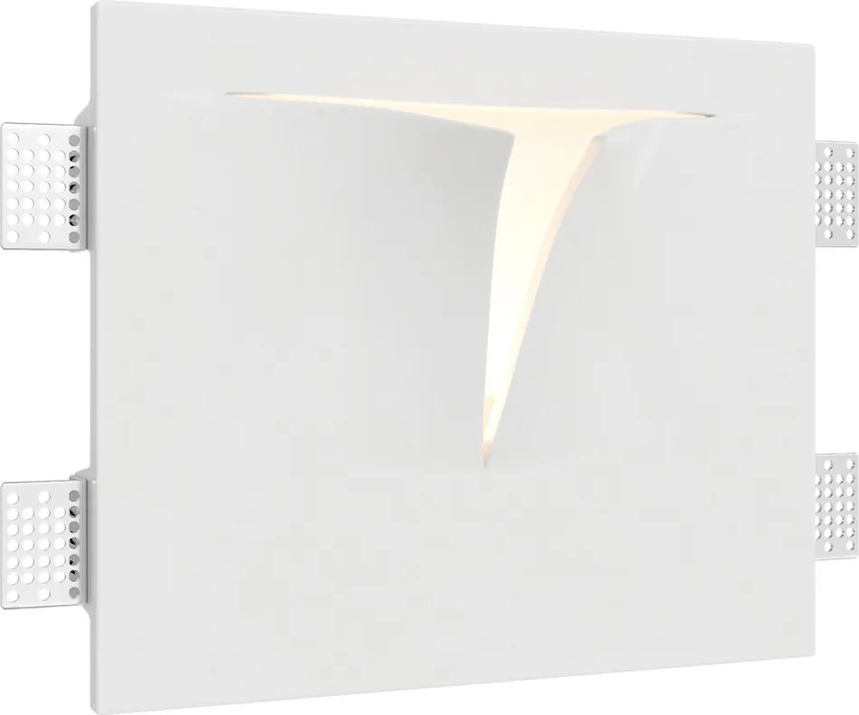 Applique da Incasso 2xG9 FOLD Apertura Centrale in Gesso