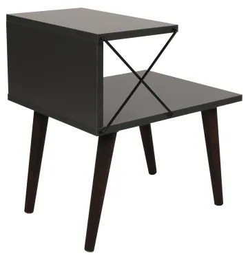 Comodino CROSS 55x50 cm antracite