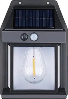 Lampada da parete solare a LED per esterni con sensore LED/1W/3,7V 1200 mAh IP65