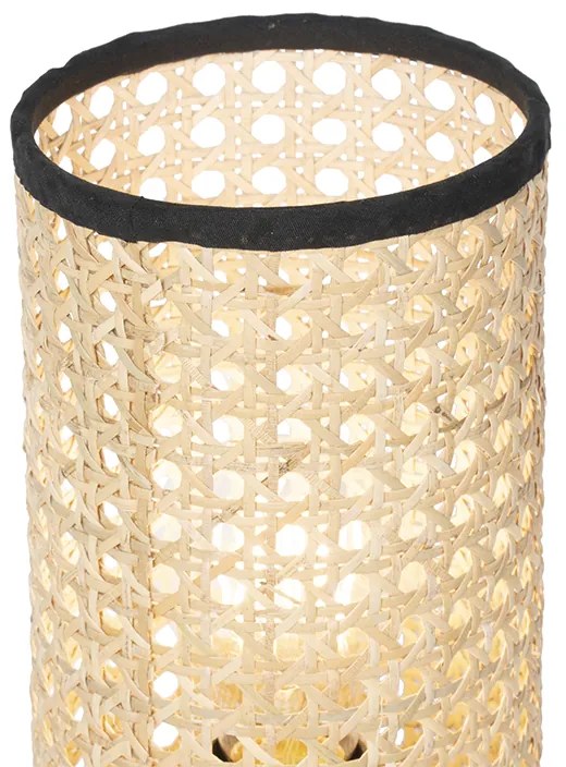 Lampada da tavolo in rattan rustica - Kata