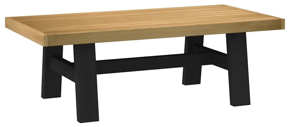 Tavolino Noaın Gambe A Forma Di A 120x60x40cm İn Legno Massello /