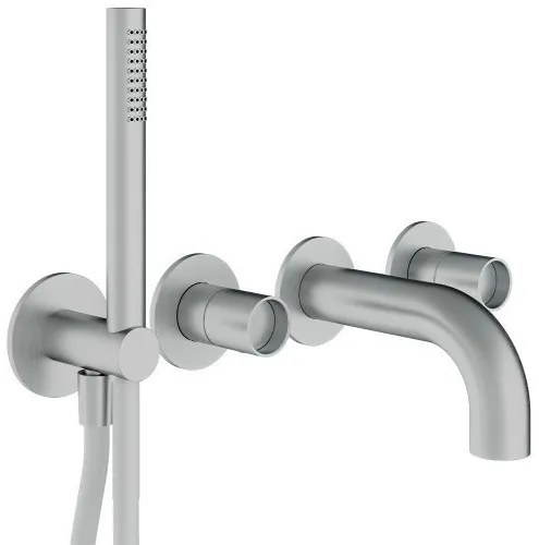 Treemme Watertube RWIT4AD8IS04 miscelatore monocomando vasca senza parte incasso inox satinato