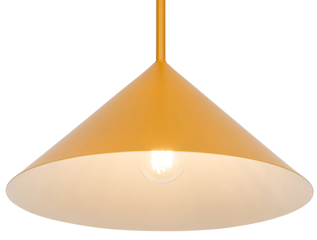 Lampada a sospensione di design gialla - Triangolo