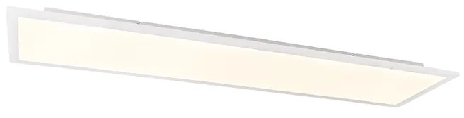 Plafoniera moderna in acciaio 120 cm con LED dimmerabile a 4 livelli - Liv