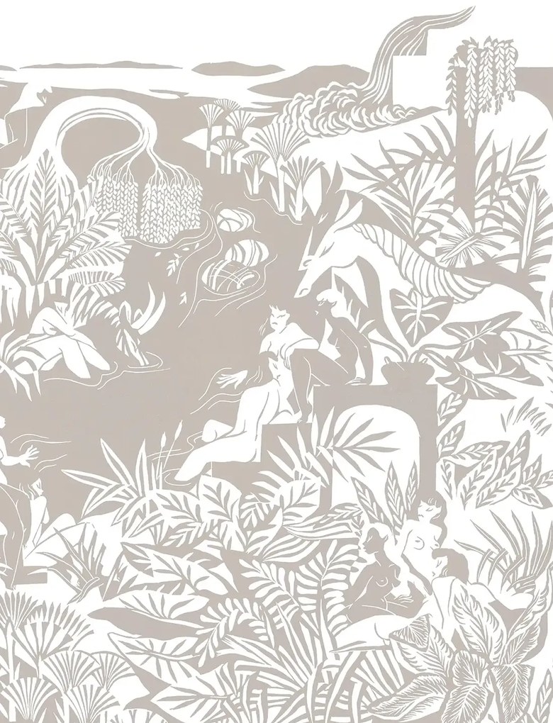 Isidore Leroy Carta da parati panoramica Eternelles Beige - B 4/5/6