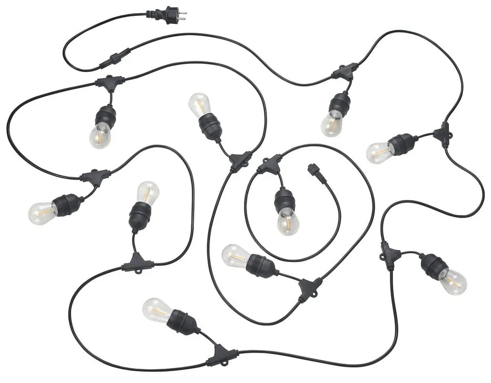 Catena luminosa numero lampadine 10 pz lunghezza totale 650 cm Chain – Reality