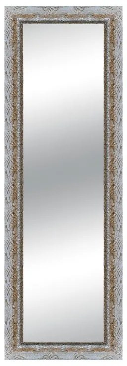 Specchio rettangolare in legno argento 68 x 168 cm