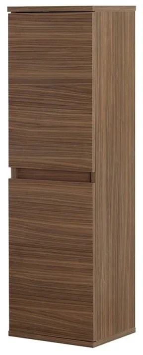 Pensile bagno sospeso 112 cm noce canaletto con ante soft-close Kleo