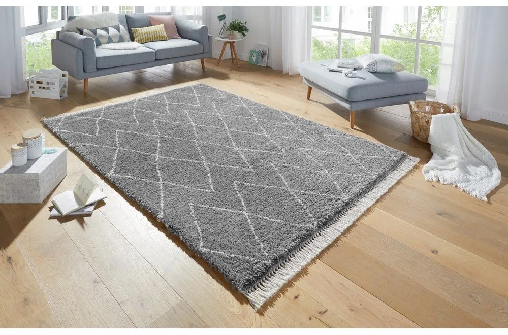 Tappeto grigio , 80 x 150 cm Jade - Mint Rugs