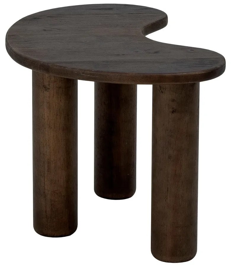 Tavolino in legno di caucciù marrone scuro 36x53 cm Luppa - Bloomingville