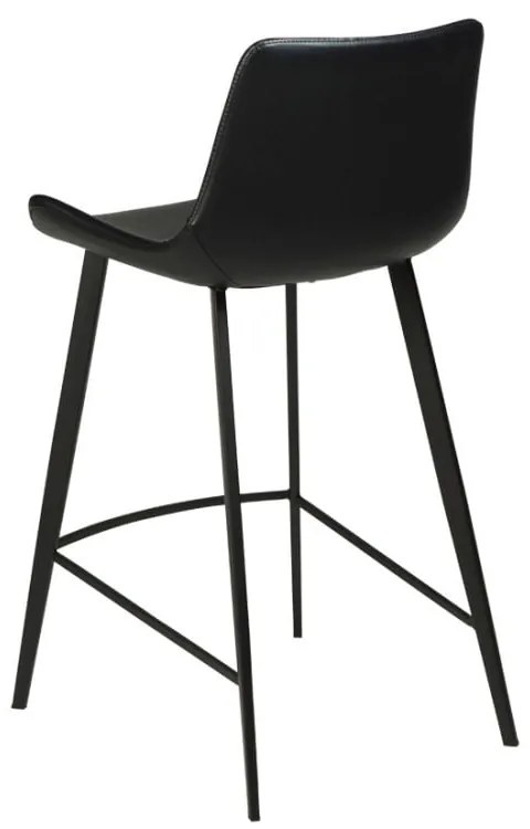 Sgabello da bar in similpelle nera Hype - DAN-FORM Denmark