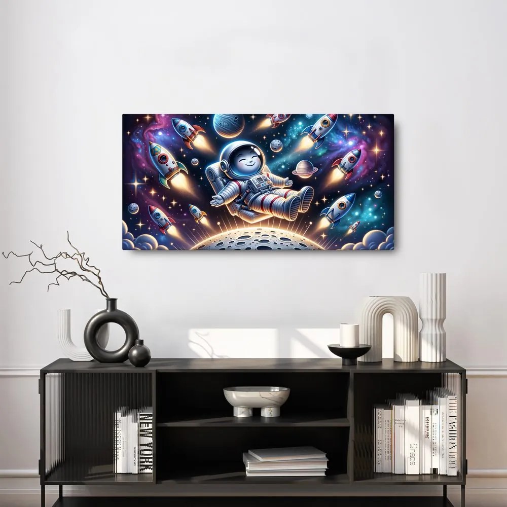 Quadro su tela – Avventura del piccolo pilota