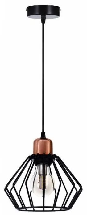 Lampadario a sospensione con filo PORTO 1xE27/40W/230V