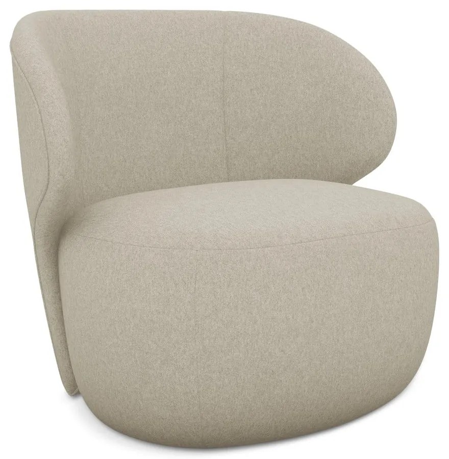 Poltrona beige Kama – Makamii