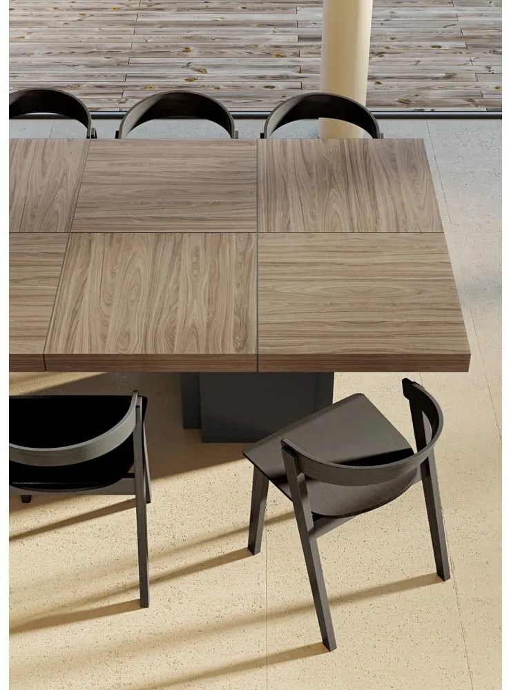 Set di 2 sedie da pranzo in legno di faggio nero Sand - TemaHome