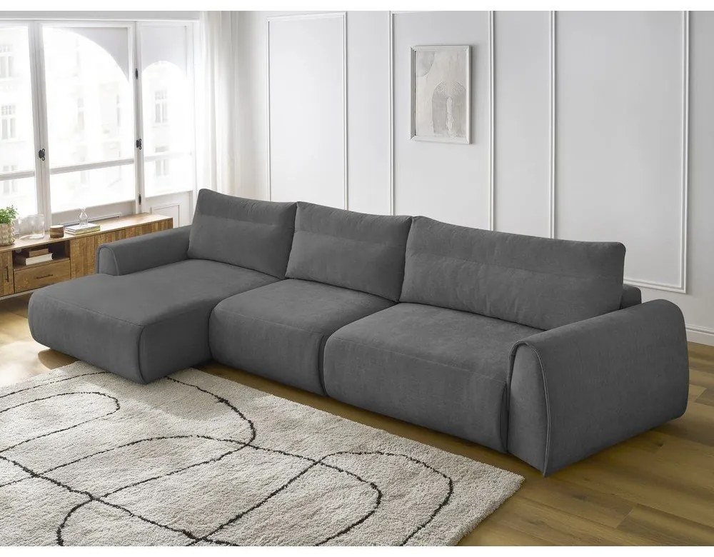 Divano angolare grigio Aden – Bobochic Paris