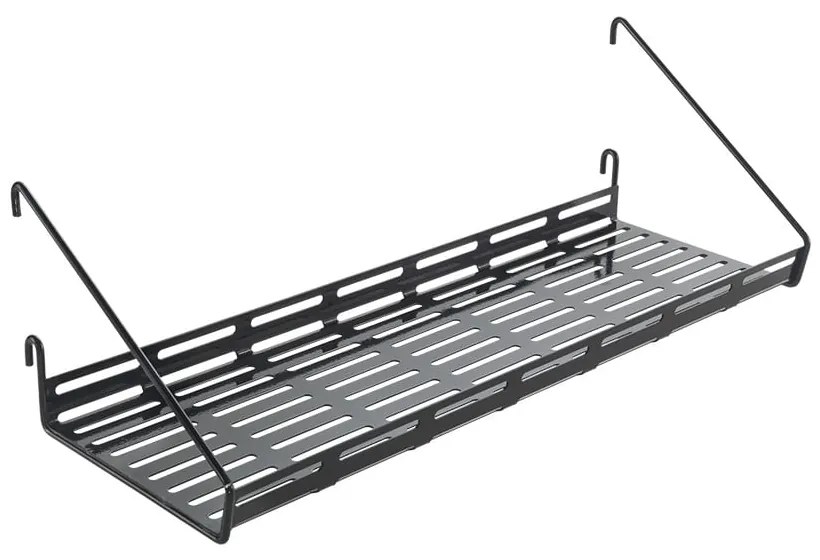 Componente in metallo nero - ripiano 43x15 cm Mural - Metaltex