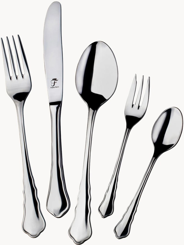 Set di 72 posate per 12 persone Chippendale
