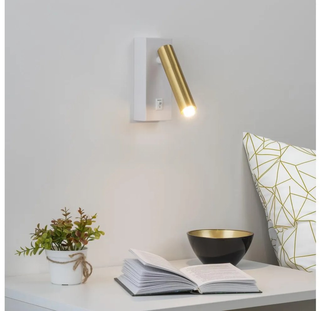 Brilagi - Luce Spot da parete LED dimmerabile MAYA 1xG9/4W/230V bianco/oro