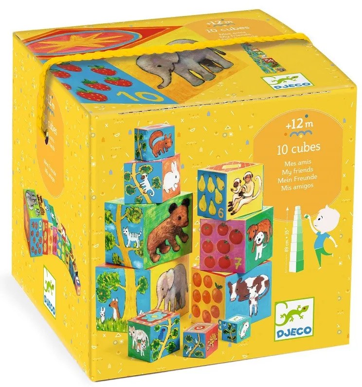 Cubi da sovrapporre - piramide - i miei amici