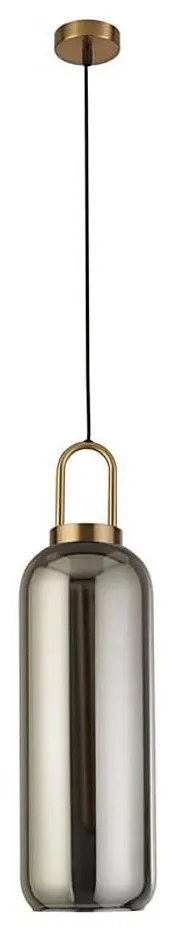 Searchlight 46641-1SM - Lampadario a sospensione con filo PIPETTE 1xE27/60W/230V lesklá