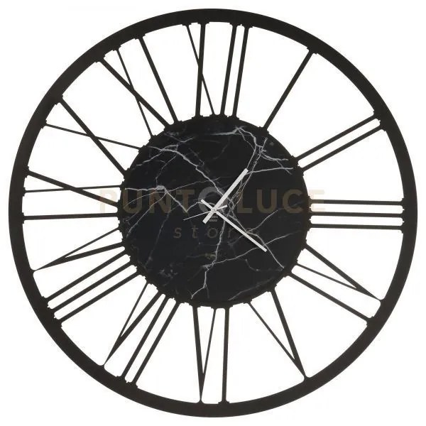 Orologio da parete di design big 140 nero