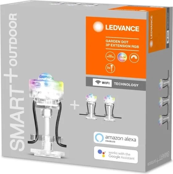 Ledvance - Set prolunga esterno LED RGB SMART+ 3xLED/0,7W/230V IP65 Wi-Fi