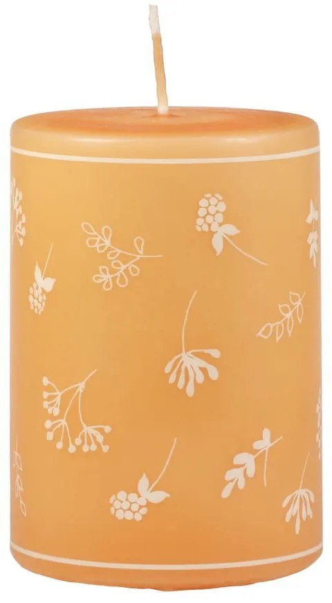 Candela gialla, tempo di combustione 30 h Fleur - Unipar
