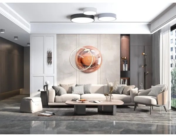 Immax NEO 07200L - Luce LED dimmerabile RONDATE LED/18W/230V nero Tuya + +TC