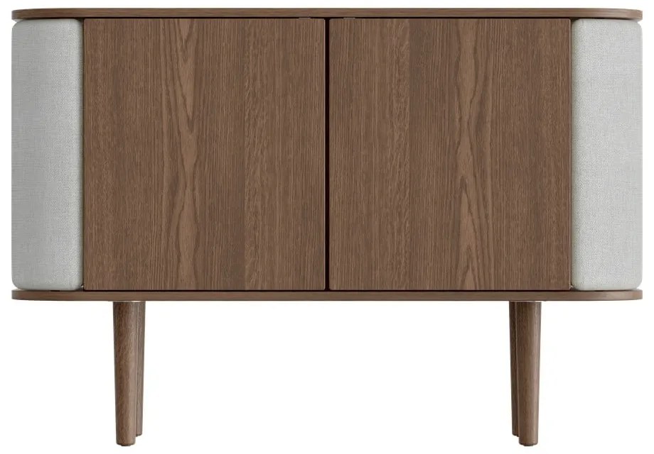 Cassettiera bassa grigio-marrone in rovere 109x75 cm Treasures - UMAGE