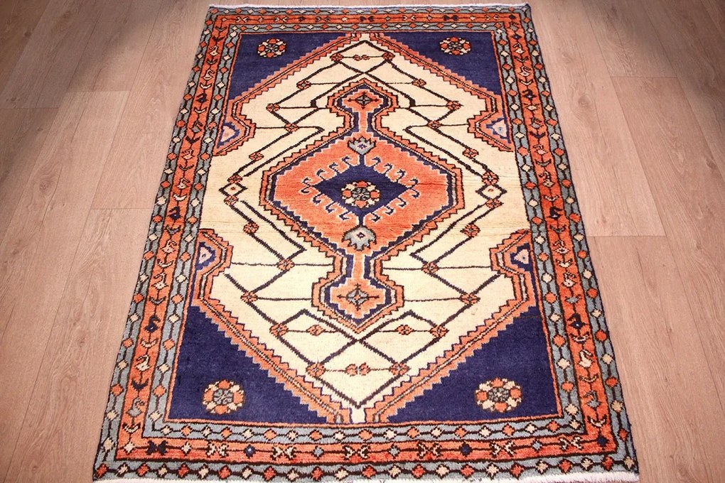 Hamedan Tappeto 150 x 100 (Iran) Annodato A Mano