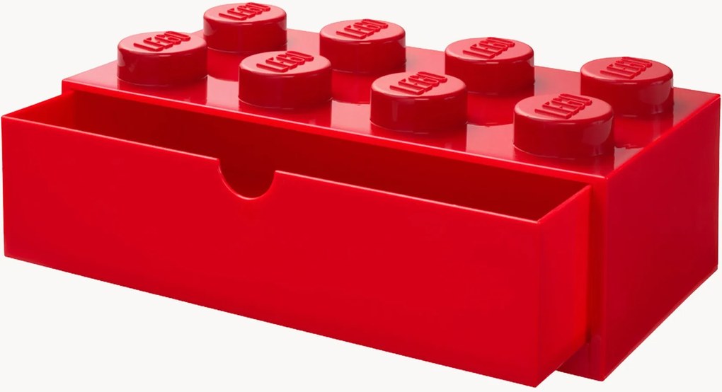 Cassetto portaoggetti per bambini LEGO con 8 bottoni