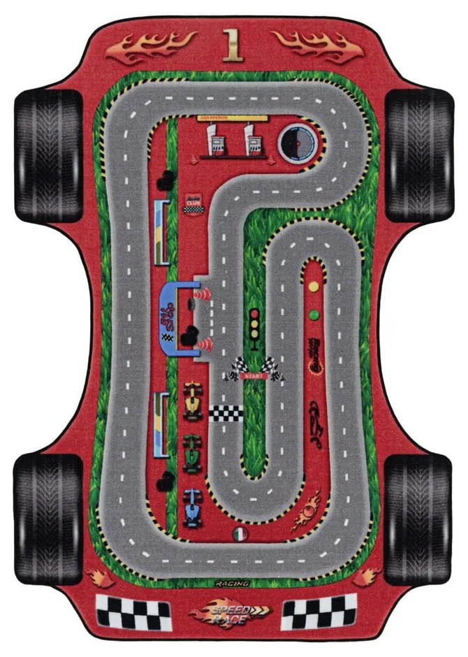 Tappeto rosso per bambini 120x170 cm Play - Ayyildiz Carpets