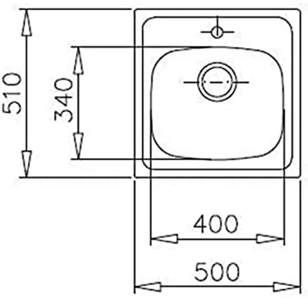 Lavello a Una Vasca Teka STARBRIGHT 50 E-XP 1C