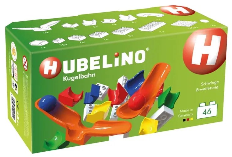 Prolunga con oscillazione per pista di palline - Hubelino