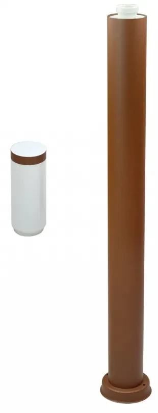 Paletto da Giardino 100cm, CORTEN, IK06, IP54, base E27 Dimensione Altezza: 100 cm