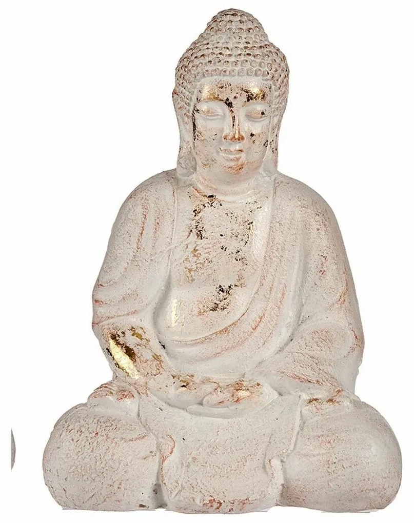 Statua Decorativa da Giardino Buddha Poliresina 22,5 x 41,5 x 29,5 cm (2  Unità)