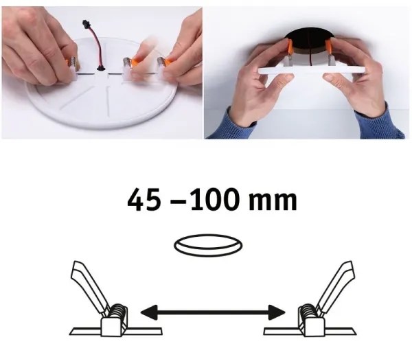 Paulmann 92391 - LED/8,5W IP44 Lampada da incasso per bagno VARIFIT 230V