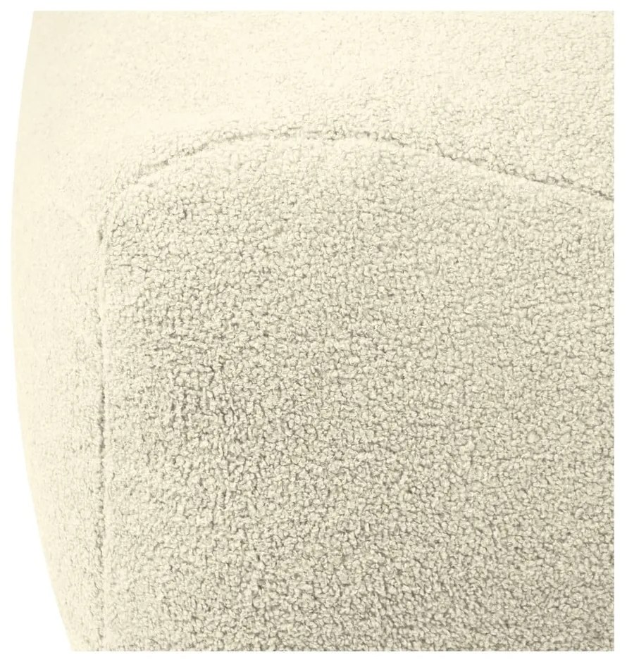 Puof a sacco grigio chiaro con rivestimento in bouclé Lounge 100 – SLOWDOWN