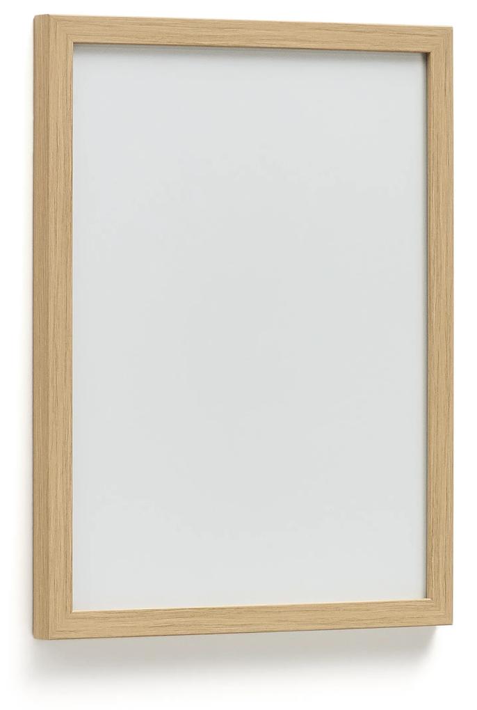 Kave Home - Portafoto in legno Neale con finitura naturale 29,8 x 39,8 cm