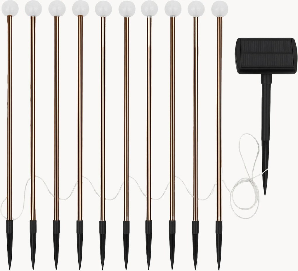 Set di 10 lampade solari a LED con luce regolabile Lolly