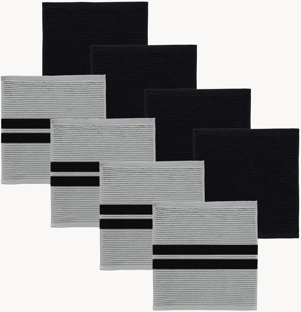 Set di 8 strofinacci Baxter & Basic