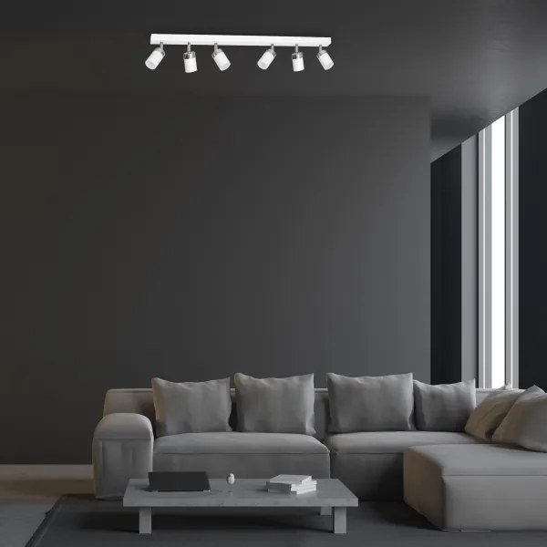 Faretto JOKER 6xGU10/25W/230V bianco/cromo lucido