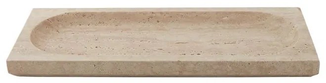 Regina Piatto L40 Travertine - AYTM